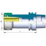 Цанговий патрон HSK.A.100.110.EOC16 Хвостовик HSK.А 100 Цанга EOC16 Виліт 110 Діаметр гайки 43 SeRiNex (Італія)