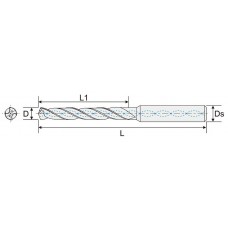 DDC04504001 Свердло твердосплавне